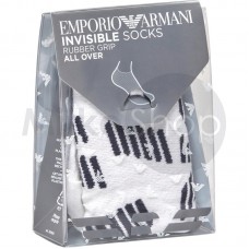 Emporio Armani calze invisibili con grip gomma